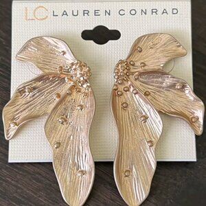 Lauren Conrad Leaf Earrings